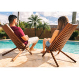 Melino Wooden Tall Backrest Folding Chair