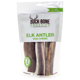 Buck Bone Organics Elk Antler Dog Chews, 7-Count For Dogs Over 40 Pounds