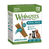 Whimzees Natural Dental Chew Stick, 72-count