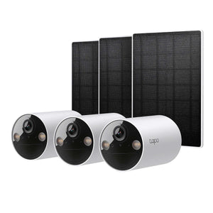 TP-Link Tapo 2k Solar Smart Security Camera, 3-pack