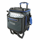 Titan Deep Freeze 60 Can Collapsible High-Performance Insulation Rolling Cooler