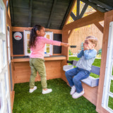 Kidkraft Atrium Playhouse, Single Story Playhouse with Enclosed Sunroom