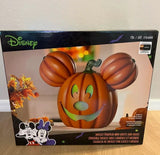 Disney 20" Mickey Pumpkin with Lights and Music, Light Up Jack O Lantern