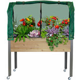 CedarCraft Self-watering Wood Planter, 21"x47"x32"