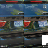 Atomi 4K Dual Lens Dash Cam with G-Sensor Technology