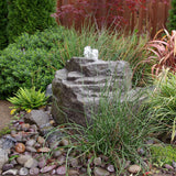 Mountain Spring Pondless 24" Bubbler Fountain, 24" Tall Bubbler Rock