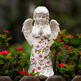Angel Outdoor Garden Decor Statues, Solar Garden Figurines