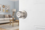 BrinkS Keyed Entry Ball Style Doorknob Deadbolt Combo