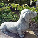 Yawots Resin Cute Gardening Decoration Dog Statue