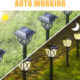 Novashion Solar Path Lights, 6 Pack LED Solar Garden Lights