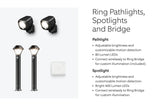 Ring Smart Security Lighting Spotlight and Pathlight, 2-pack with Bridge