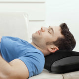 Homedics 2-in-1 Shiatsu Massage Cushion and Cordless Body Massager, Removable Cordless Massage Pillow