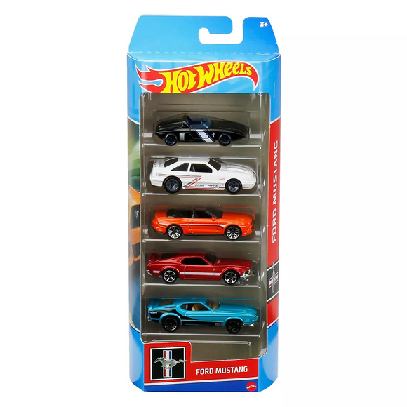 Hot Wheels Cars Collection, 5 pk 1:64 Scale vehicles