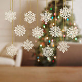 Lenox Snowflake Ornaments, Set of 12, Made of Porcelain, Christmas Decoration Gifts