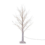 4 Ft White Branch Twinkle Fairy LED Twig Tree, 300 Warm White LED Lights