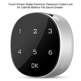 Touch Screen Electronic Digital Password Cabinet Lock Wood Cabinet Keypad Drawer Office Lock