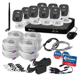 Swann Enforcer Home Security Camera System 8 Channel 8 Cameras DVR CCTV, Wired Surveillance 1080p Full HD + 1TB HDD