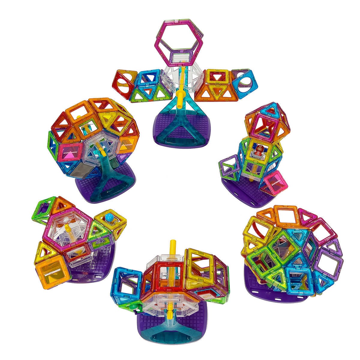 Magformers shops Deluxe Carnival Rides Play Set 320 Pieces