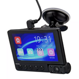 Royal DC400HD Dash Cam, 4” IPS Touch Screen 64GB SD