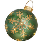 19" Oversized Christmas Ornament with LED Lights for Holiday Season
