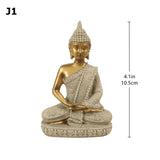 Miniature Buddha Statue Nature Sandstone Fengshui Thailand Buddha Sculpture