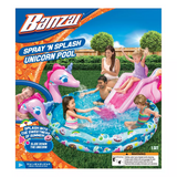 Banzai Spray 'N Splash 60" Unicorn Pool