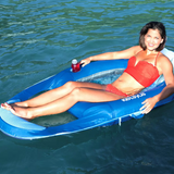 Kelsyus Premium Floating Lounger, Mesh Seat Pool Float