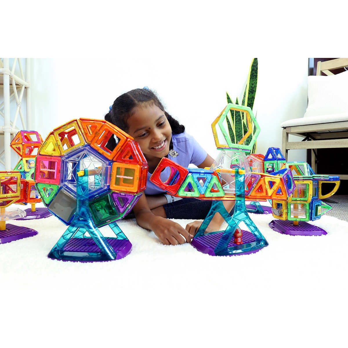 Magformers Deluxe Carnival Rides Play Set 320 Pieces factory