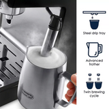DeLonghi 15 Bar Espresso and Cappuccino Machine, ECP3420