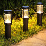 SZRSTH Dynamic Pattern Solar Color Changing Pathway Lights, 6 Pack