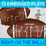 Franklin Sports 10-Player Flag Football Set with Mini Playbook Ball