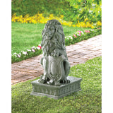 Zingz & Thingz 25" Lion Guardian Garden Statue