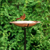 Good Directions Pure Copper Standing Bird Bath, 40" H