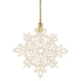 Lenox Snowflake Ornaments, Set of 12, Made of Porcelain, Christmas Decoration Gifts