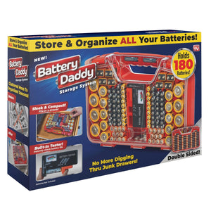 Battery Daddy Battery Storage Case with Battery Tester