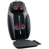 Homedics 2-in-1 Shiatsu Massage Cushion and Cordless Body Massager, Removable Cordless Massage Pillow