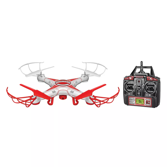 World Tech Toys Striker-X HD Camera Drone,  2.4GHz 4.5CH RC Drone Bundle
