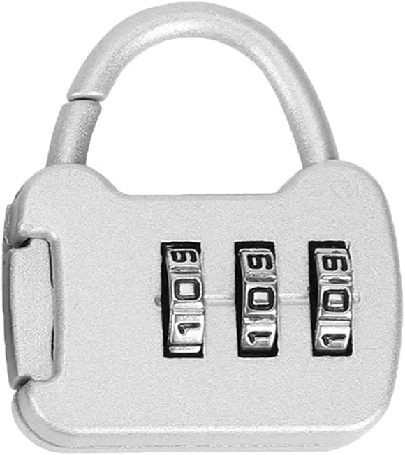3 Digit Code Combination Password Lock, Mini Portable Travel Luggage Case Safety Lock