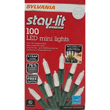 Sylvania 100ct LED Mini White Lights, 4 Sets of 100 lights