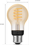 Philips Hue White Ambiance Filament A19 bulbs, 2 pack