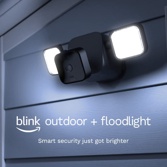 Blink Wireless HD Smart Security Camera and Floodlight Mount, HD floodlight mount and smart security camera