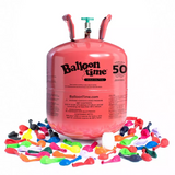 Balloon Time Jumbo Helium Kit,  Festive Rouge