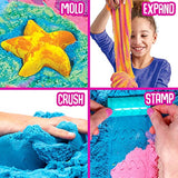 SLIMYGLOOP SLIMYSAND Value Pack, Includes Over 3 lbs. of Stretchable, Expandable, Moldable, Non-Stick Slimy Play Sand in Resealable Bags, 10