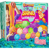 SLIMYGLOOP SLIMYSAND Value Pack, Includes Over 3 lbs. of Stretchable, Expandable, Moldable, Non-Stick Slimy Play Sand in Resealable Bags, 10