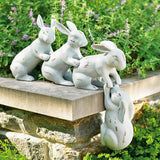 Saved By A Hare Sculpture Bunny Decor Sculpture Rabbit Statue
