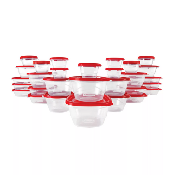 Rubbermaid TakeAlongs 62-Pc. Food Container Set Including Lids