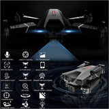 MENXI P5 Drone with Camera, 1080P HD RC Quadcopter WiFi FPV Voice Control,Gesture Control,Altitude Hold,Headless Mode,Gravity Sensor,3 Directions of Obstacle Sensing,3D Flip