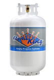 Flame King 30 lb Empty Steel Propane Cylinder with OPD Valve