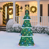 72" Christmas Glitter Tree with 220 LED Lights