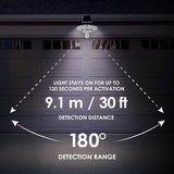 Sunforce Solar Motion Activated Security Light, 2000 Lumen LED Motion Activated
